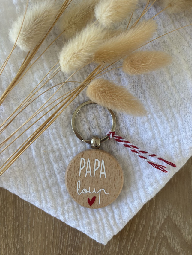 Porte-clés - Papa loup