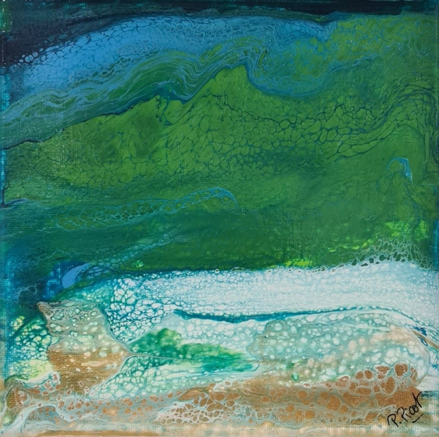 Eau O34 - 20x20cm