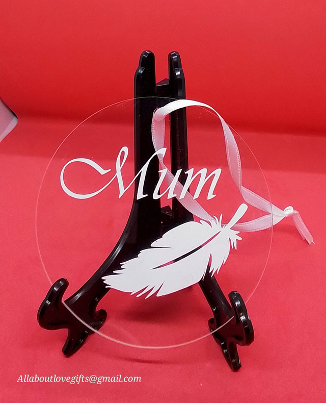 Remembering a Loved One Acrylic Hanging Plaque, Can Be Personalised 