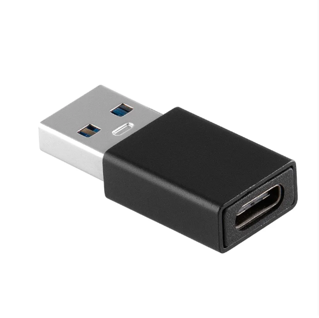 USB-C female to USB-A male adapter. Charging &amp; Data Sync. 