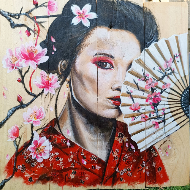 La Japonaise à l'éventail