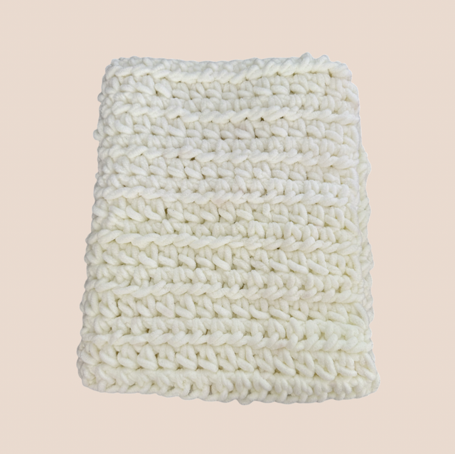 Baby Teddy Blanket Cream