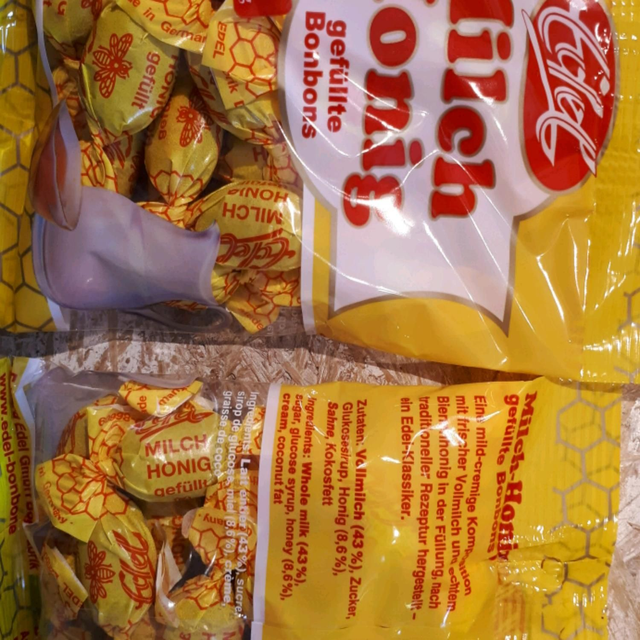 Milch Honig Bonbon 