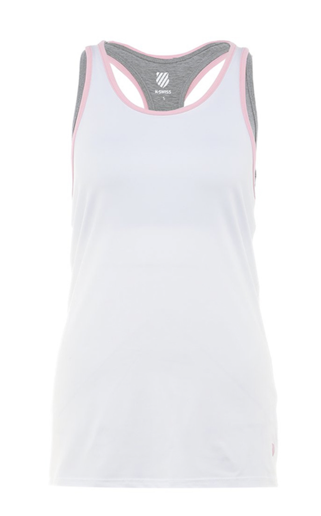 K-Swiss Hypercourt Express Tank White/Light Grey/Pink