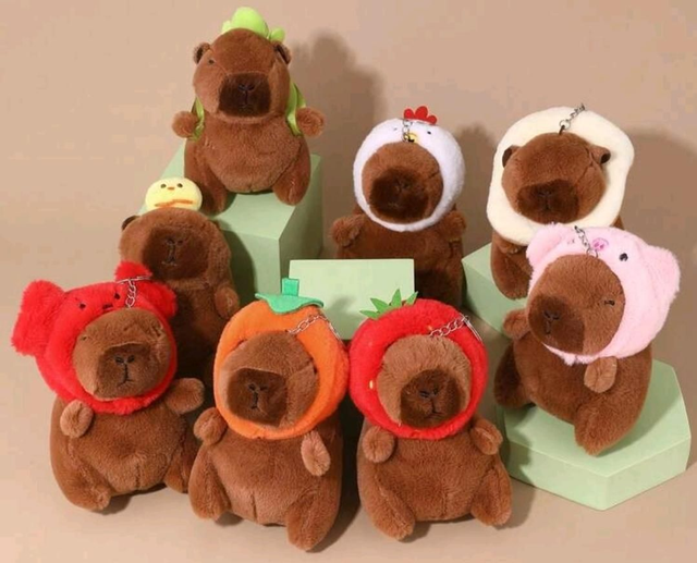 Plush Capybara Bag Charm