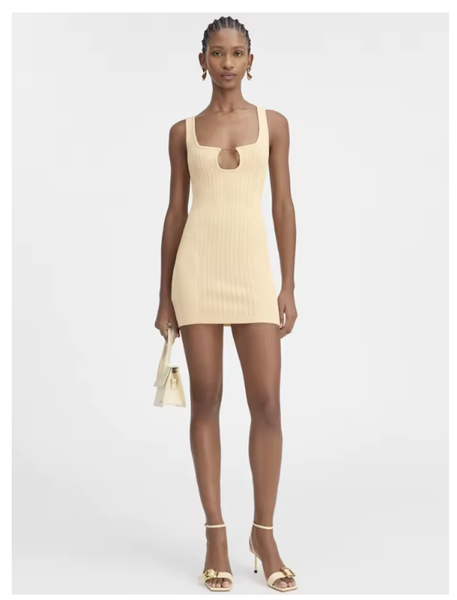 Elegant and minimalist evening dress for women, casual and sexy evening dress, Bob style, summer collection 2025