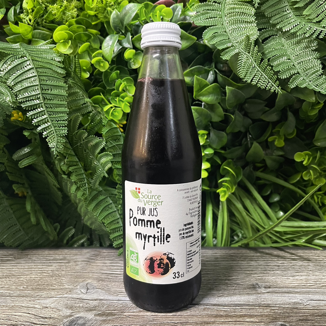Jus Pomme Myrtille