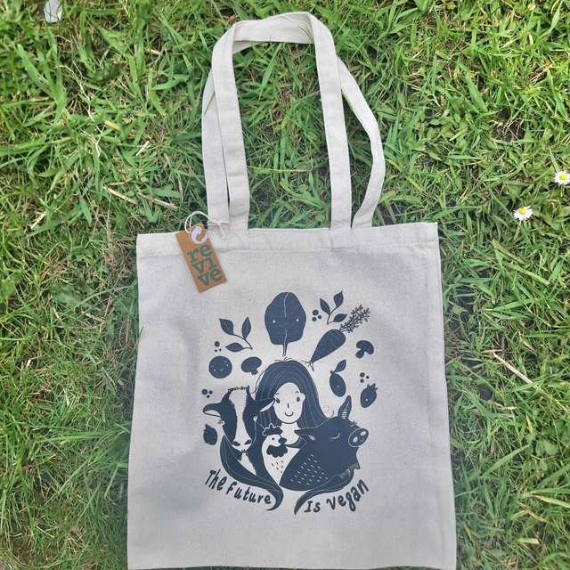 'Future is Vegan' Tote Bag