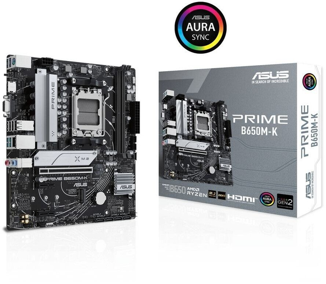 02.2.0020 – Scheda Madre ASUS PRIME B650M‑K AM5 – Entry/Mid Range Essenziale