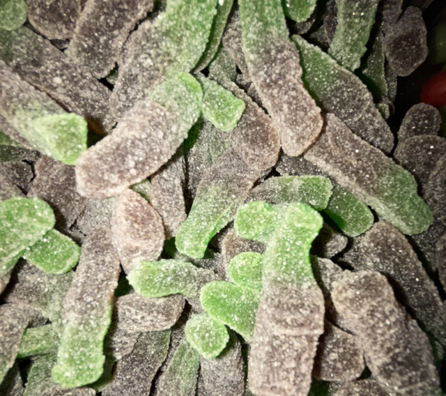 BOUTEILLE COLA VERT SUCRE FINI 100g