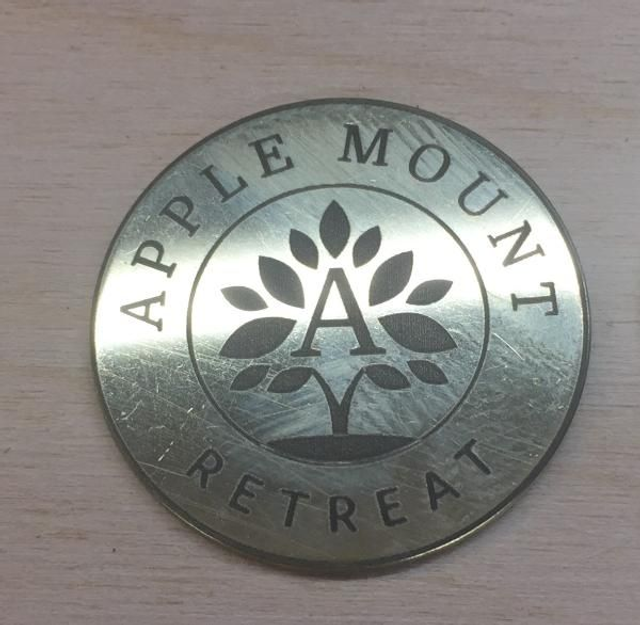 30mm Brass Maker Mark Logo Discs