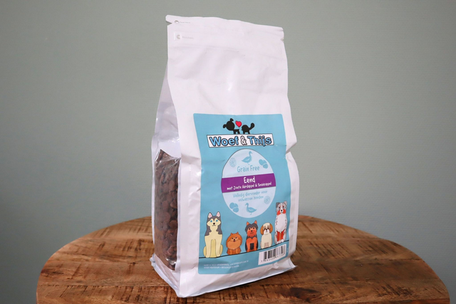 Eend met Zoete Aardappel &amp; Sinaasappel 2kg,6kg en 12kg