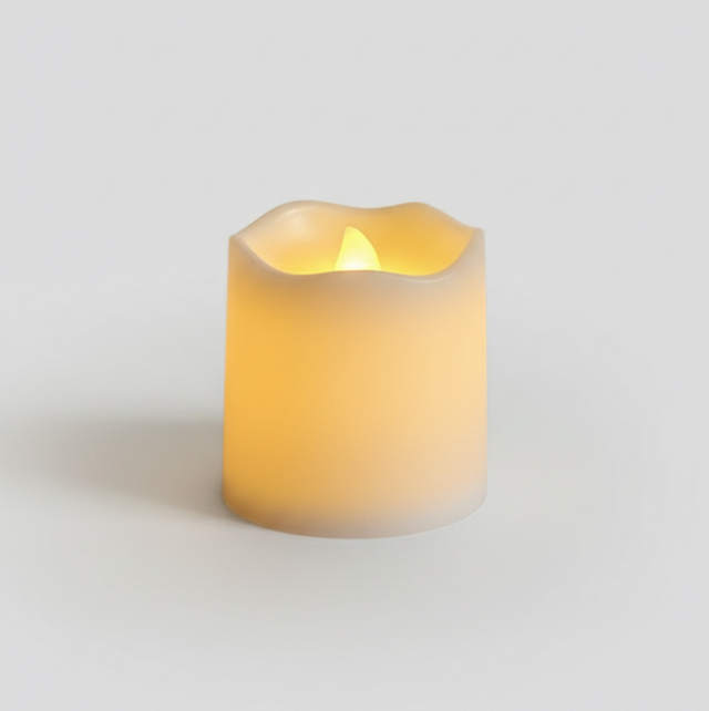 Lot de 3 bougies à LED