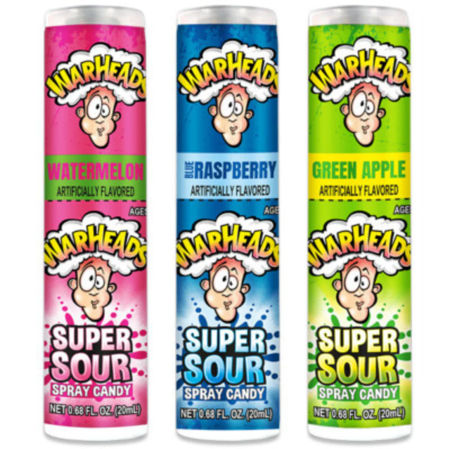 Warheads Super Sour Spray Candy (20g)