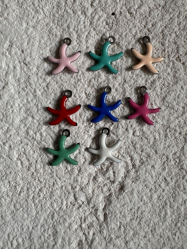 Charm Mini étoile de mer colorée