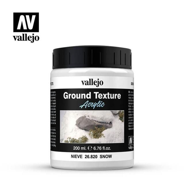Vallejo Diorama Effects Ground Textures - Snow (200 Ml.)