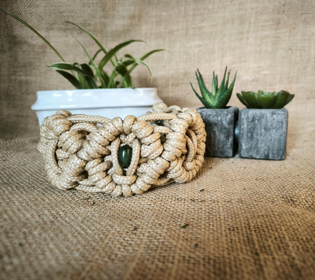 🧡 Collier “Sable &amp; Jade” 