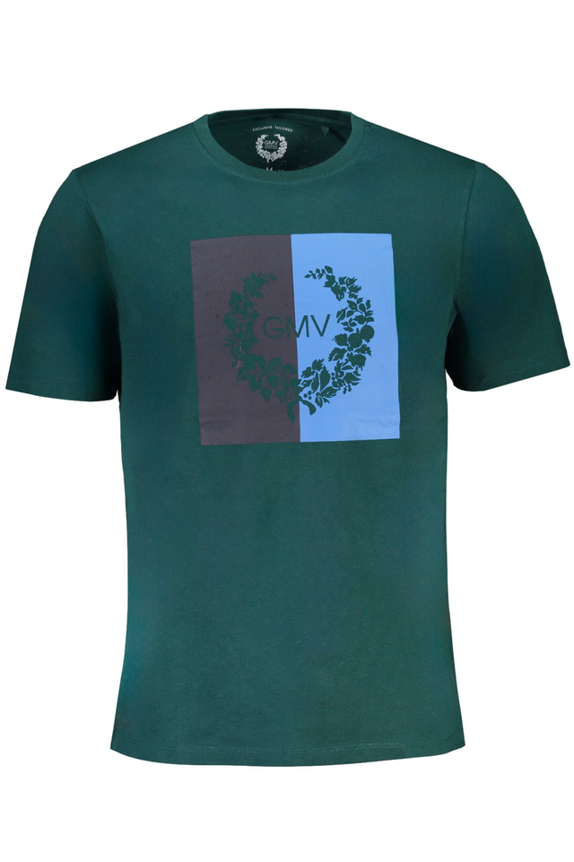 GIAN MARCO VENTURI T-SHIRT MANICHE CORTE UOMO VERDE