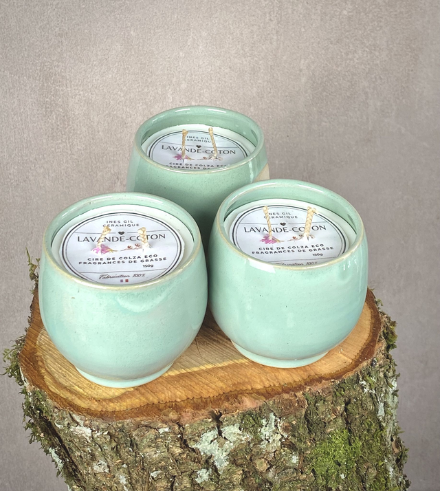 Bougies parfumée Lavande & fleur de coton
