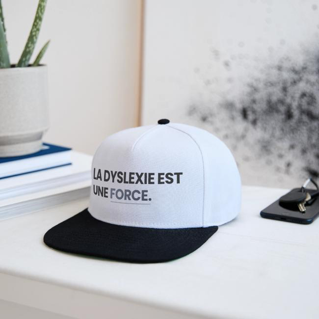 LA DYSLEXIE EST UNE FORCE - Casquette snapback