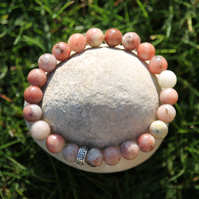 Bracelet opale rose de Chine
