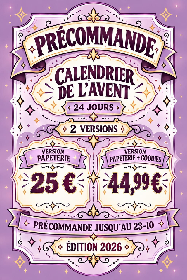 Calendrier de l'avent 2026