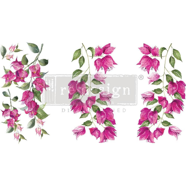 6x12 Re-design Decor Transfer - Wild Flowers