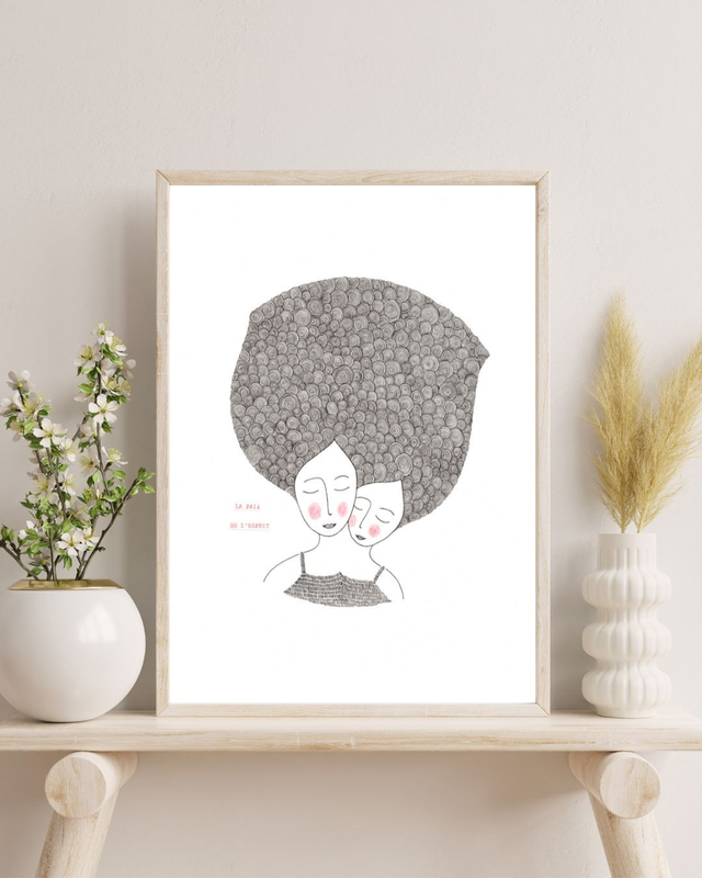 La paix de l&#039;esprit - Reproduction 13x18cm ou A4