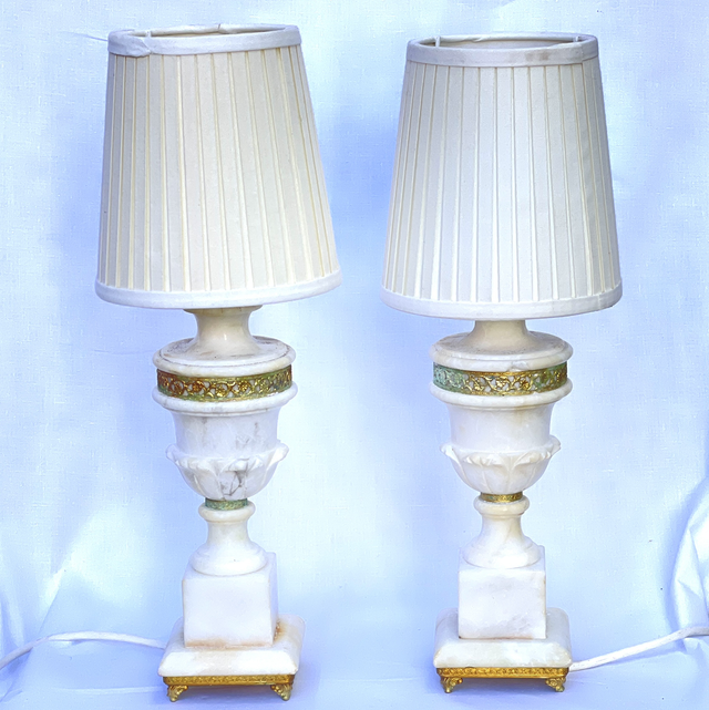 Marmor Leuchten Tischleuchten/  Paar