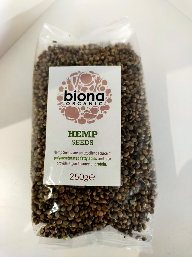 Biona Organic Hemp seed 250g 59421