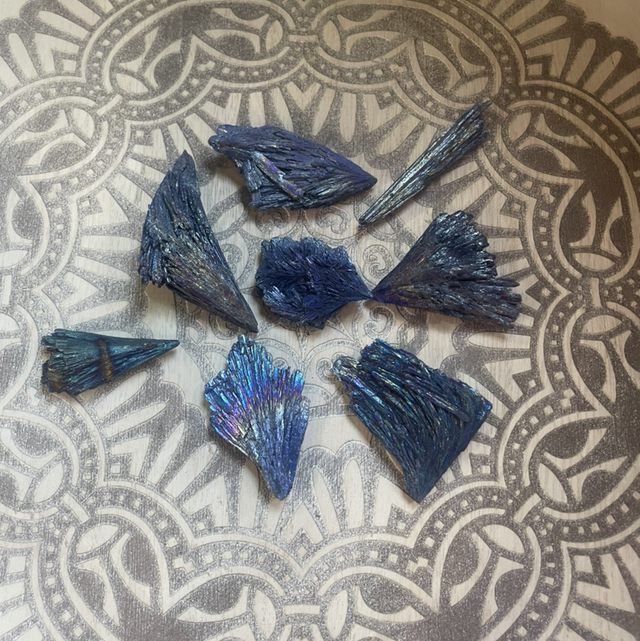 Blue Kyanite Aura