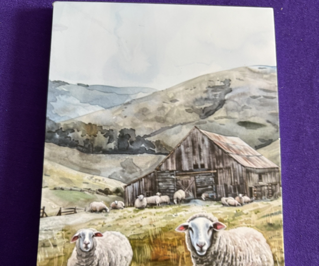Plain Note Pad Sheep in Forld