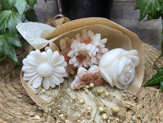 Bouquet de fondant fleur de coton