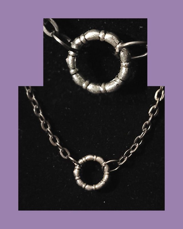 Silver Circle Choker
