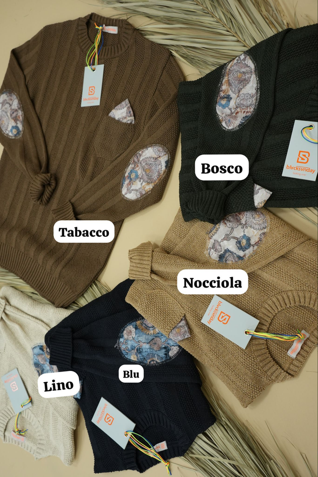 GIROCOLLO BK2516 TOPPE POCHETTE 