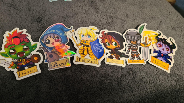 Sticker: DnD Klassen