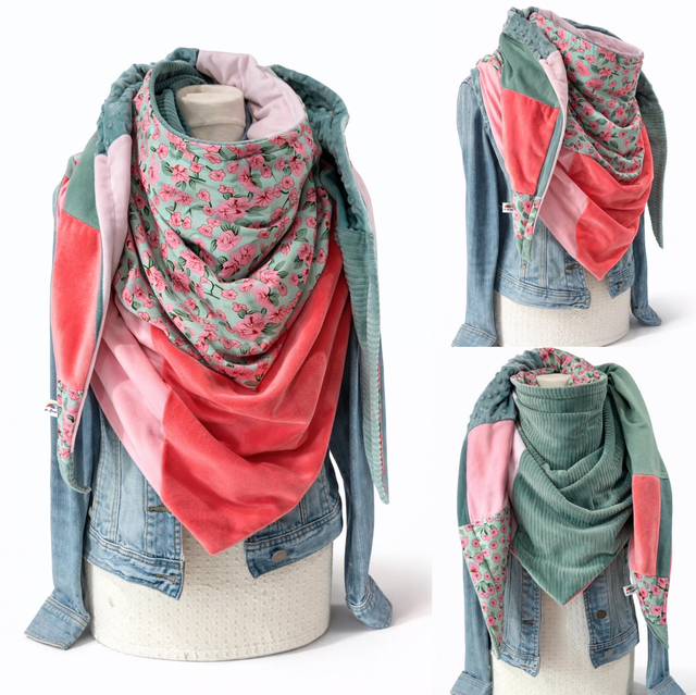 Maxi Chèche Double Patchwork 361