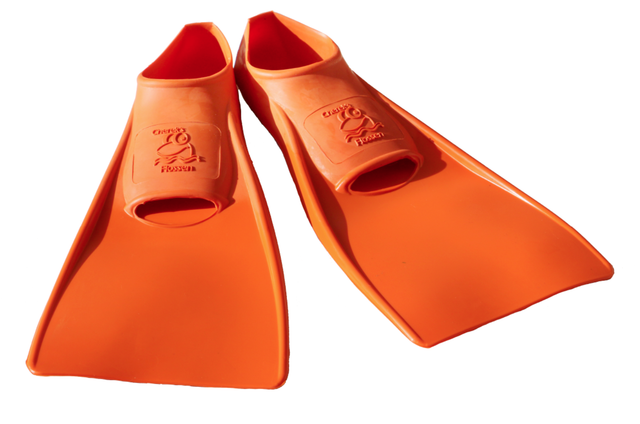 Cherek's "Entenschuhe" Grösse 24-26, orange