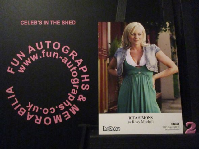 Rita Simons (Roxy Mitchell) Original EastEnders Cast Card (2)