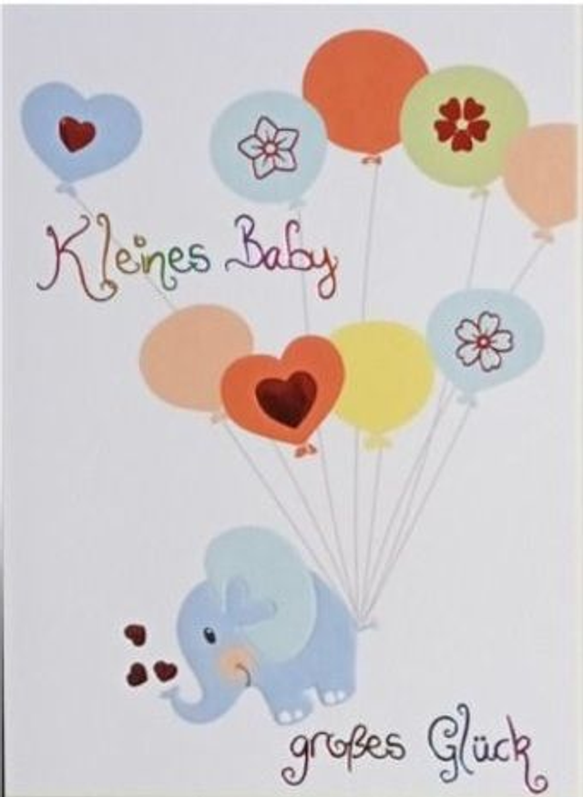 Geburtskarte Baby 