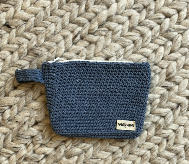 Toiletry bag blue
