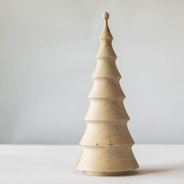Tree, medium 6x15 cm. Birch. Satin laquer. (2)
