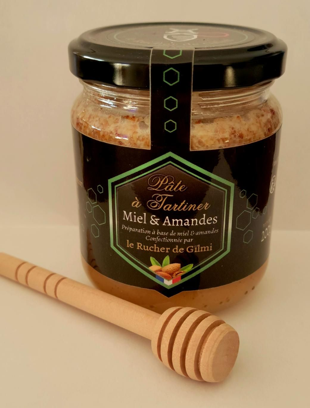 Pâte a tartiner Miel/Amande bio 200g