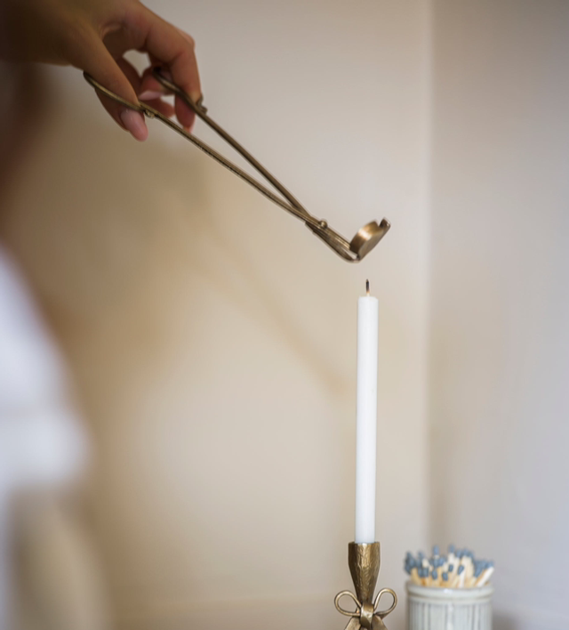 Antique Brass Wick Snips