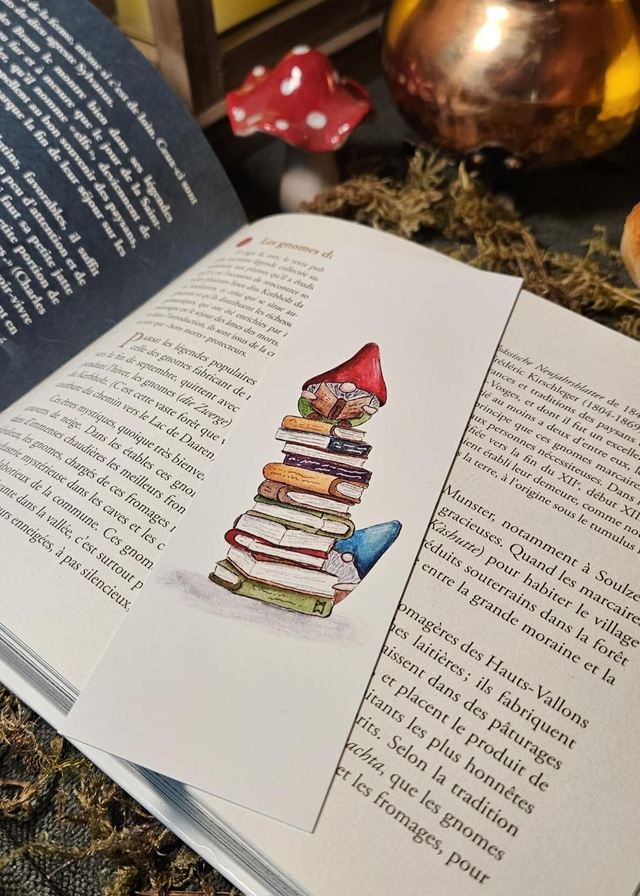 Marque Page - Gnomes Lecteurs