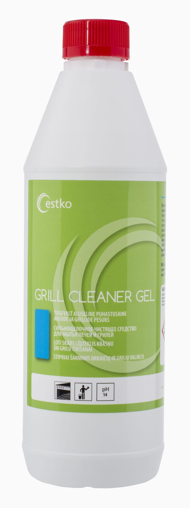 Grill Cleaner Gel tugevalt aluseline puhastusaine ahjude ja grillide pesuks 1L