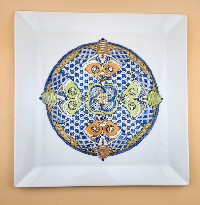 Assiette carrée 26cm - DP25