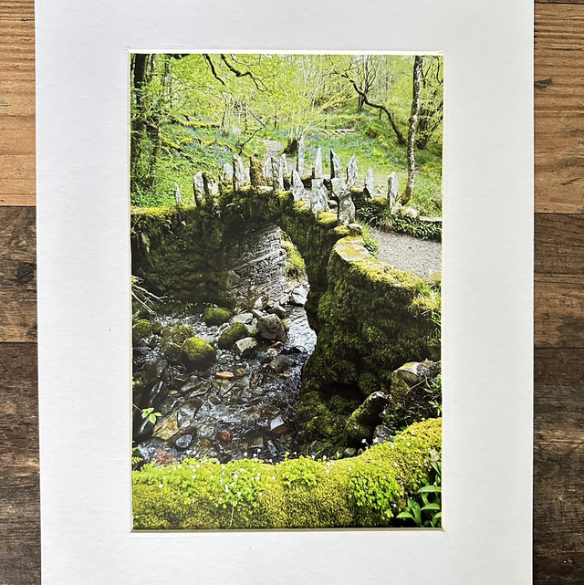 Fairy Bridge in Springtime Mounted Photo