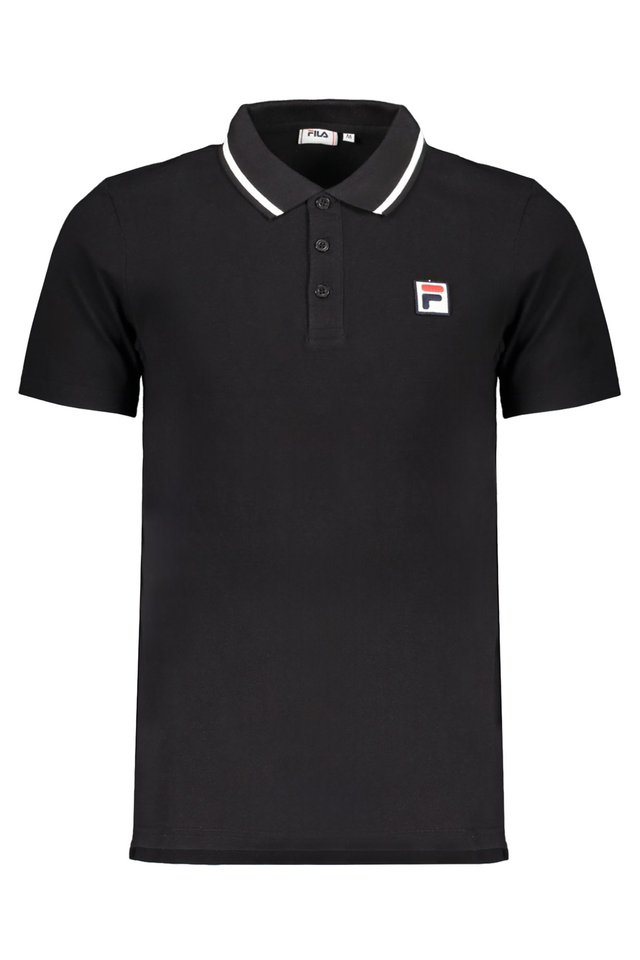 FILA POLO MANICHE CORTE UOMO NERO