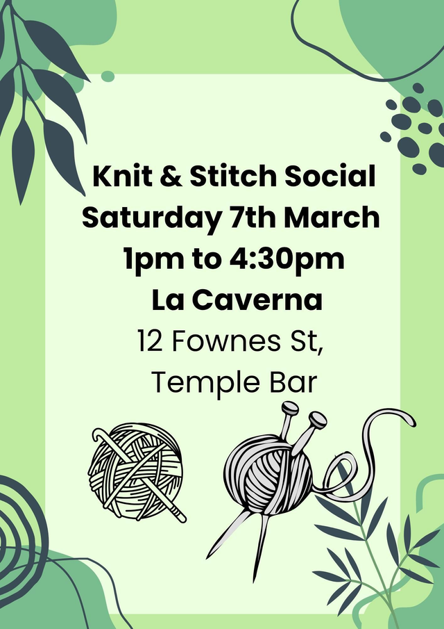 Knit &amp; Stitch Social: 07.03.2026